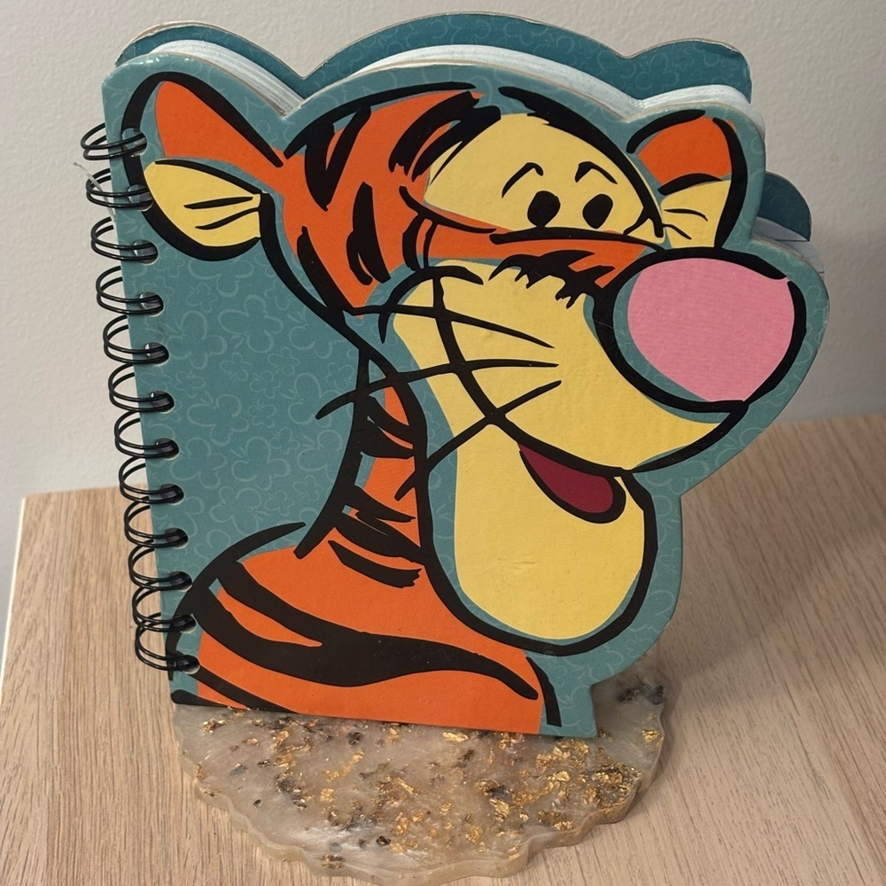 ☘️ BOGO FREE ☘️ Vintage 00s Disney Tigger Shaped Spiral Notebook